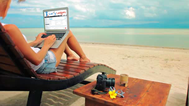 work from any where using lazy ledgers